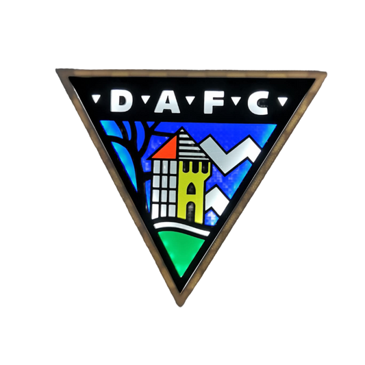 Dunfermline Athletic Football Club Wall Lamp / DAFC Stained Glass Effect Light