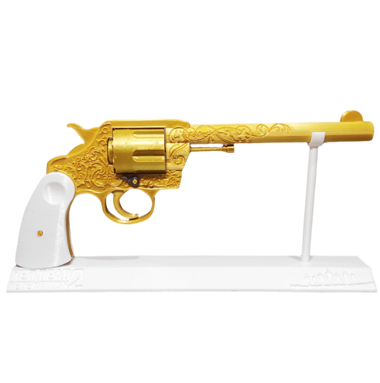 DOUBLE-ACTION Revolver / Golden Colt M1892 Replica / Based On RDR2 & GTA5 / Cowboy Prop Gift Western John Marston Trevor Phillips Cosplay